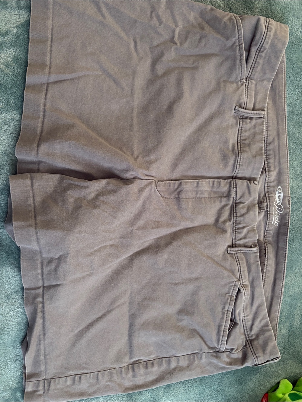 Old Navy Pixie Shorts Trio - Burgundy, Navy, Gray - Picture 6 of 9
